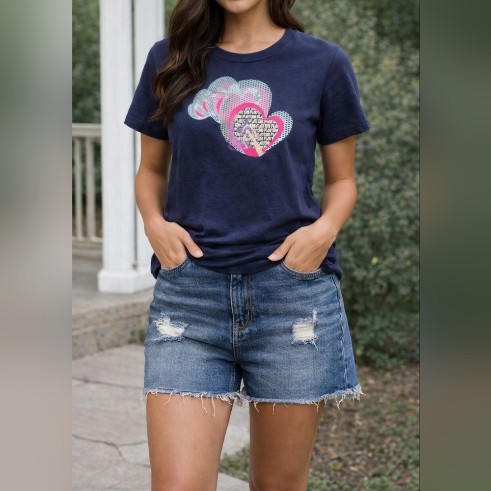 Playero Womens Navy T-Shirt